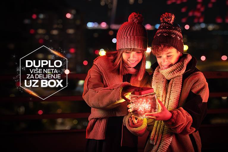 Duplo više interneta u okviru 4 u BOX 4 paketa! | mts Tvoj svet