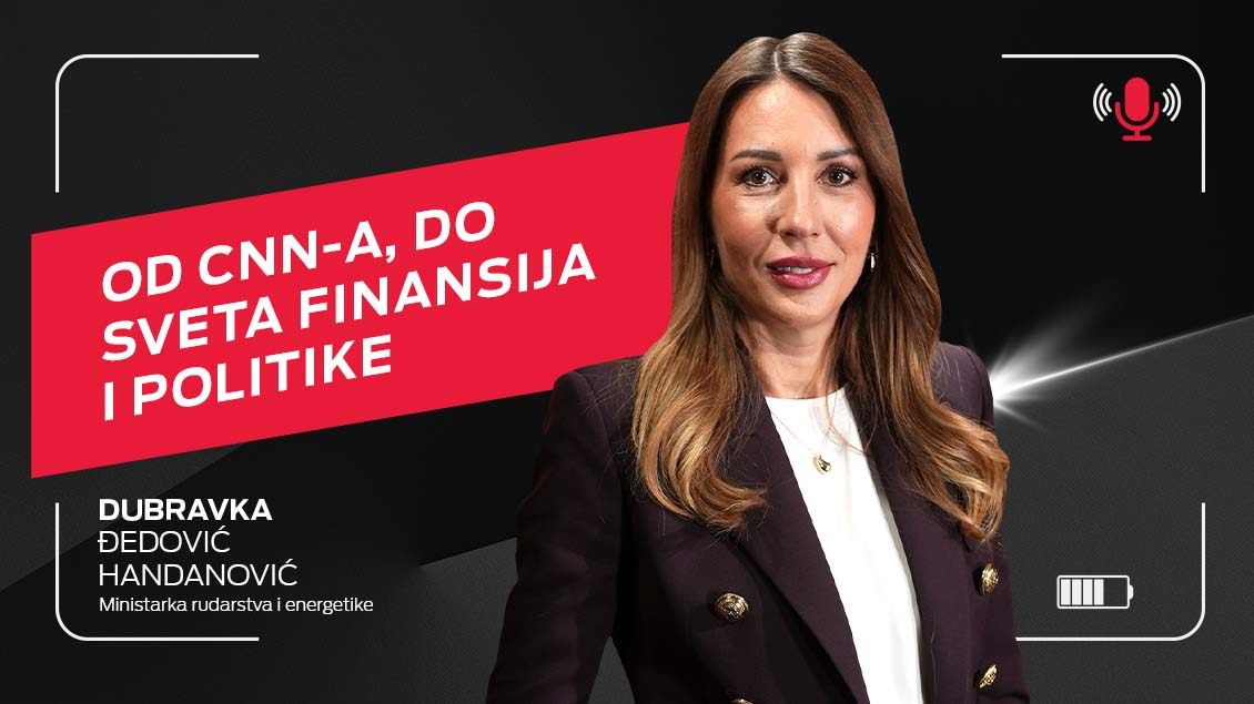 Dubravka Đedović Handanović, ministarka rudarstva i energetike, gostuje u Telcast epizodi pod nazivom Od CNN-a, do sveta finansija i politike.