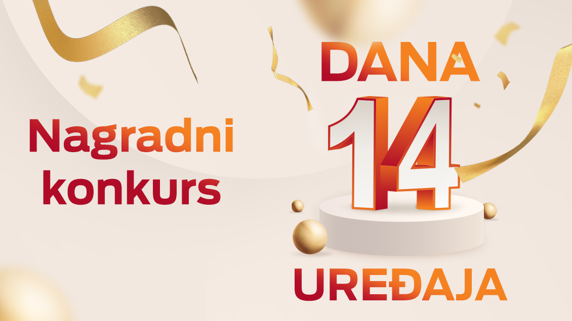 Promotivna grafika za mts nagradni konkurs – 14 dana, 14 uređaja