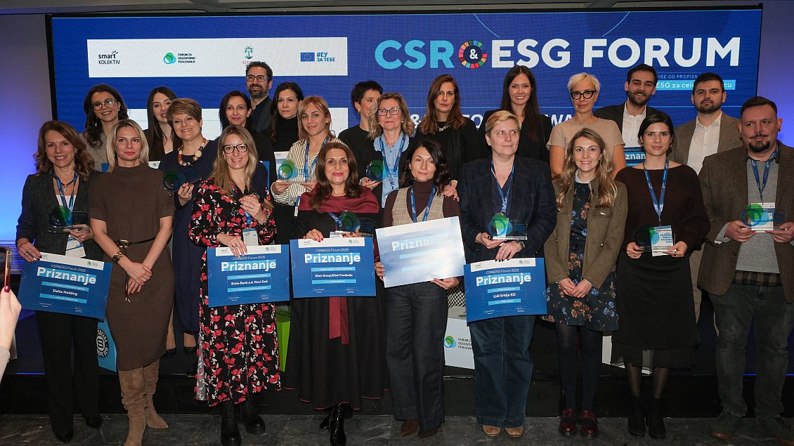 Dobitnici nagrada na CSR ESG forumu