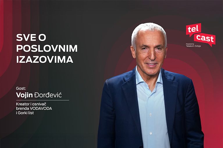Vojin Djordjevic, kreator i osnivač brendova VODAVODA i Gorki list, gost nove Telcast epizode.