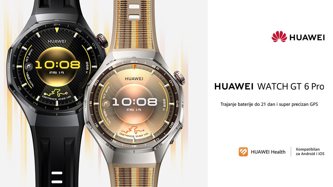 Huawei Watch GT 6 Pro pametni sat sa AMOLED ekranom i baterijom do 21 dan