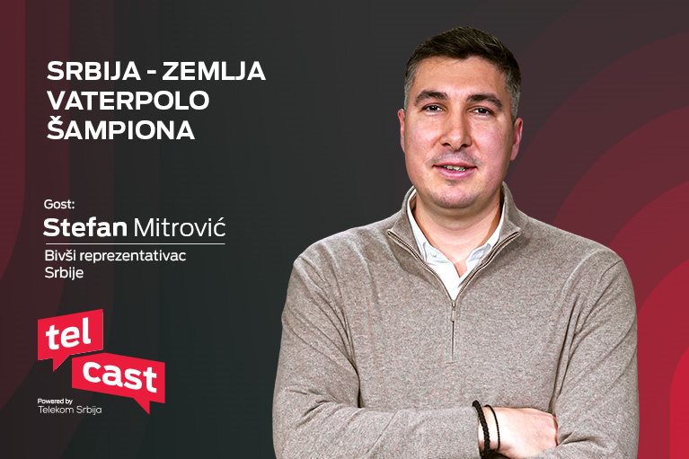 Stefan Mitrović gost u Telcastu Srbija zemlja vaterpolo šampiona