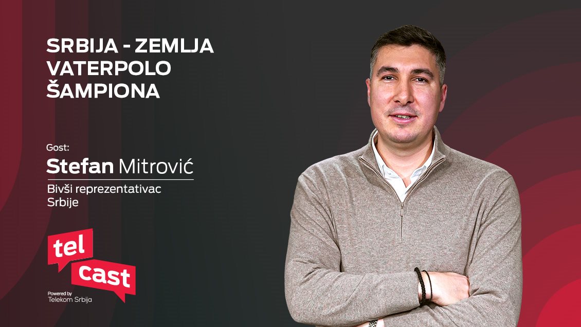 Stefan Mitrović gost u Telcastu Srbija zemlja vaterpolo šampiona