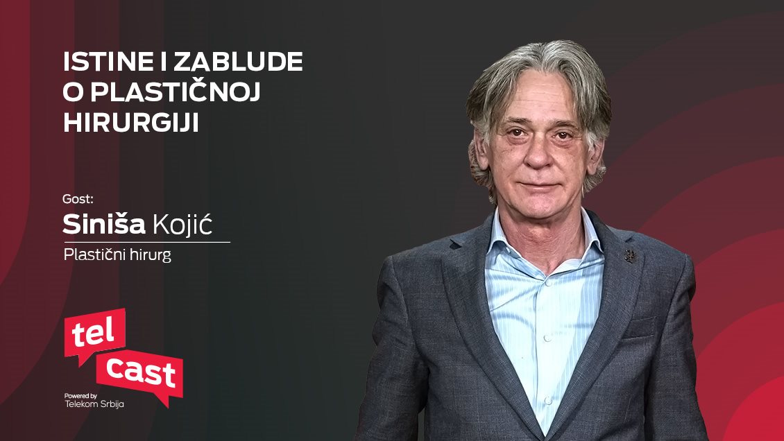 Dr. Siniša Kojić, plastični hirurg, gost nove Telcast epizode.