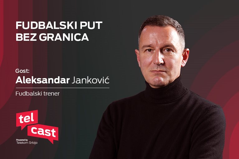 Aleksandar Janković, fudbalski trener i gost nove epizode Telcast podcasta.