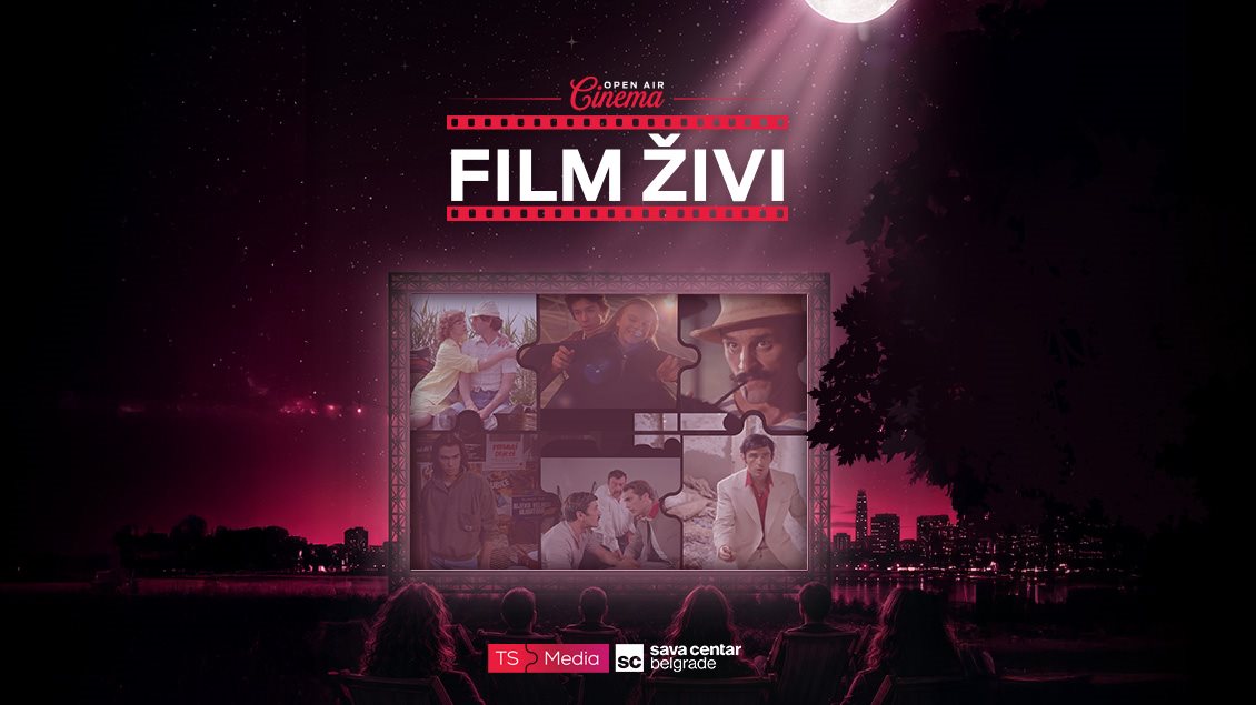 Film živi projekat TS Media sa projekcijom restauriranih klasika na krovu Sava Centra u Beogradu.