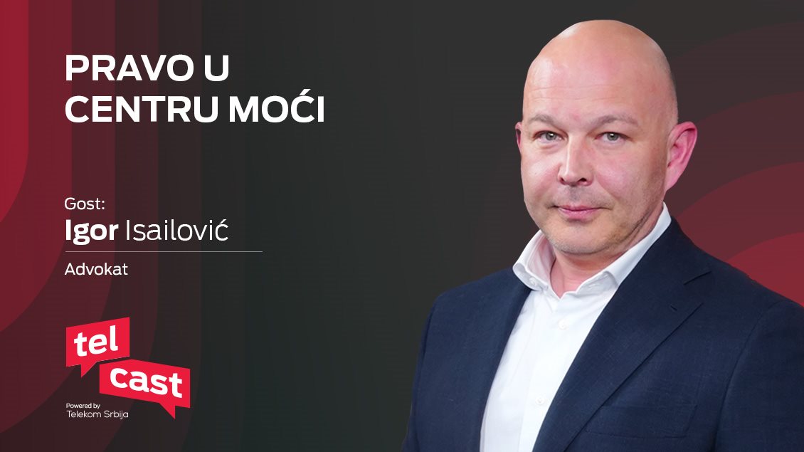 Igor Isailović, advokat, gost nove epizode Telcasta.