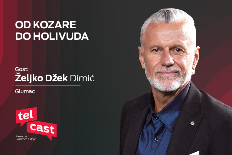 Željko Džek Dimić, umetnik sa više od 100 uloga na filmu, televiziji i u pozorištu., gost Telcast epizode.