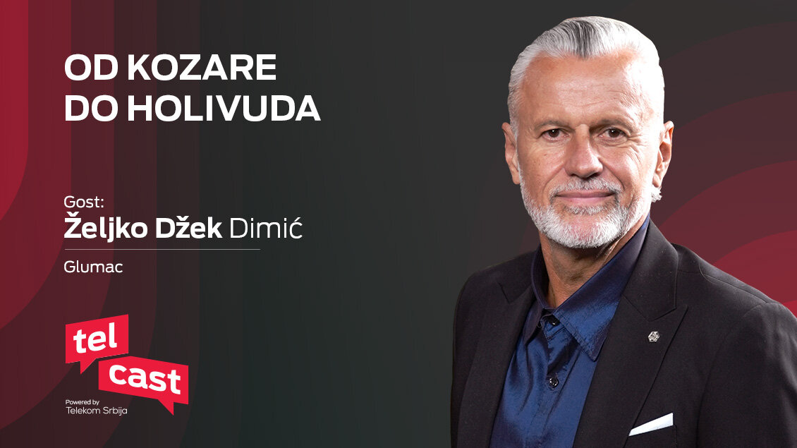 Željko Džek Dimić, umetnik sa više od 100 uloga na filmu, televiziji i u pozorištu., gost Telcast epizode.
