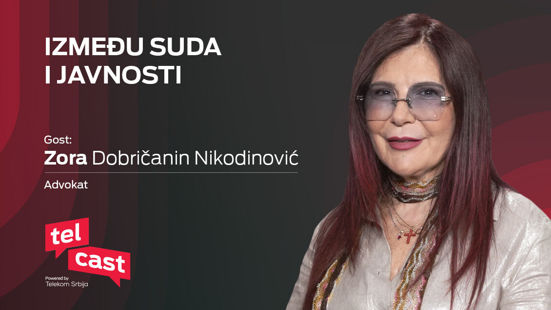 Zora Dobričanin Nikodinović, advokatica sa više od tri decenije profesionalnog rada, gost Telcast epizode.