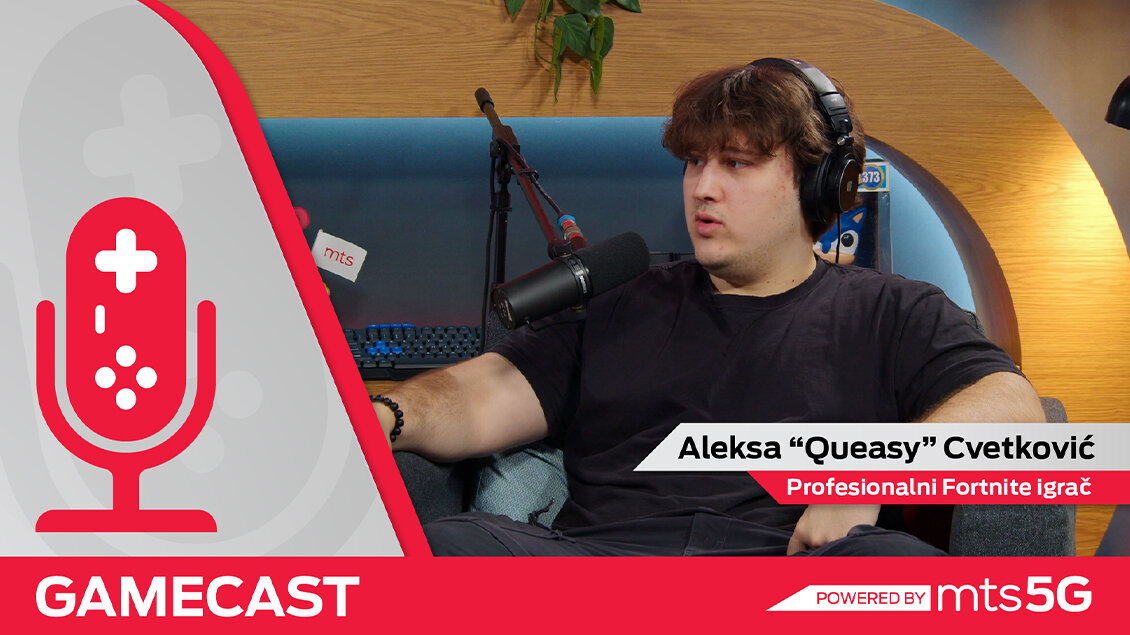 Aleksa „Queasy“ Cvetković gost mts GameCast podkasta