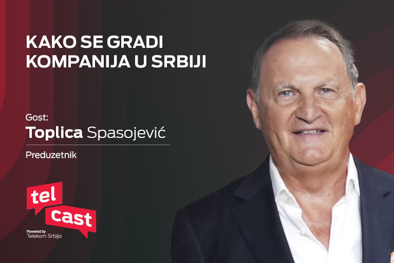 Toplica Spasojević, osnivač ITM sistema, gost Telcast epizode.